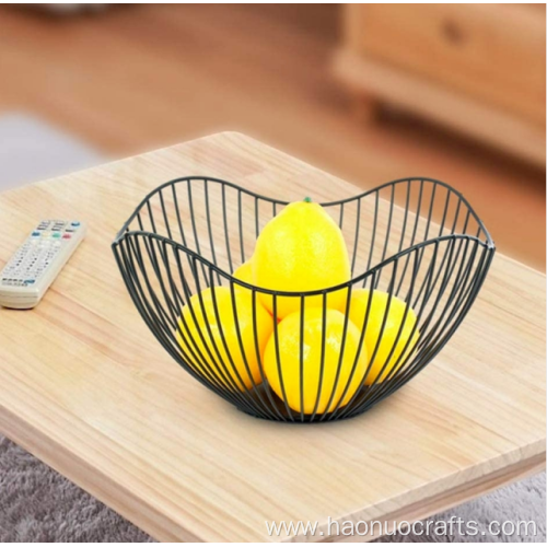 Arc iron fruit net basket